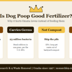 Infographic: why dog poop is not good fertilizer for grass - Monarch K-9 Waste Removal, Omaha NE.